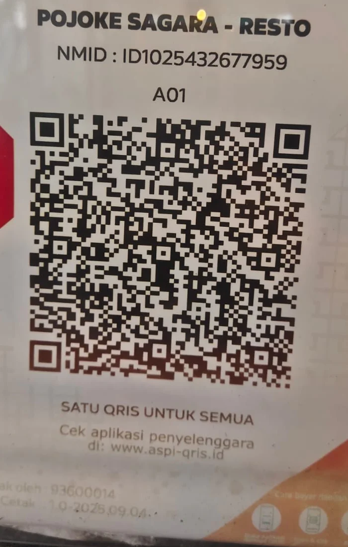 QRIS Pojoke Segara (BCA)